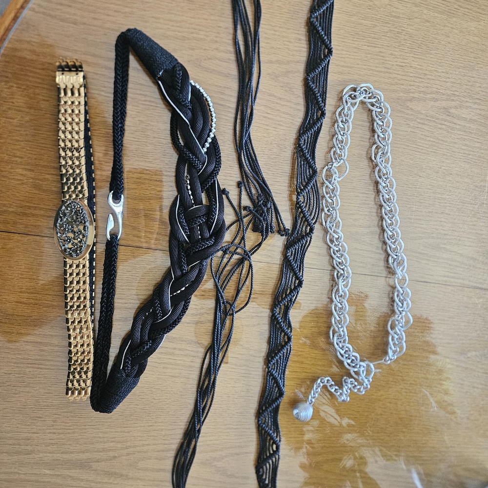 Lot Of Womens Belts (4)